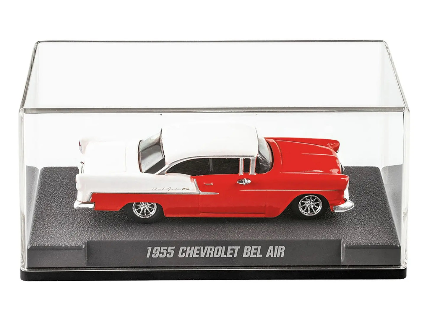 1955 Chevrolet Bel Air Red and White "Collection" Series 1/64 Diecast Model Car by Majorette - Egypt Seller