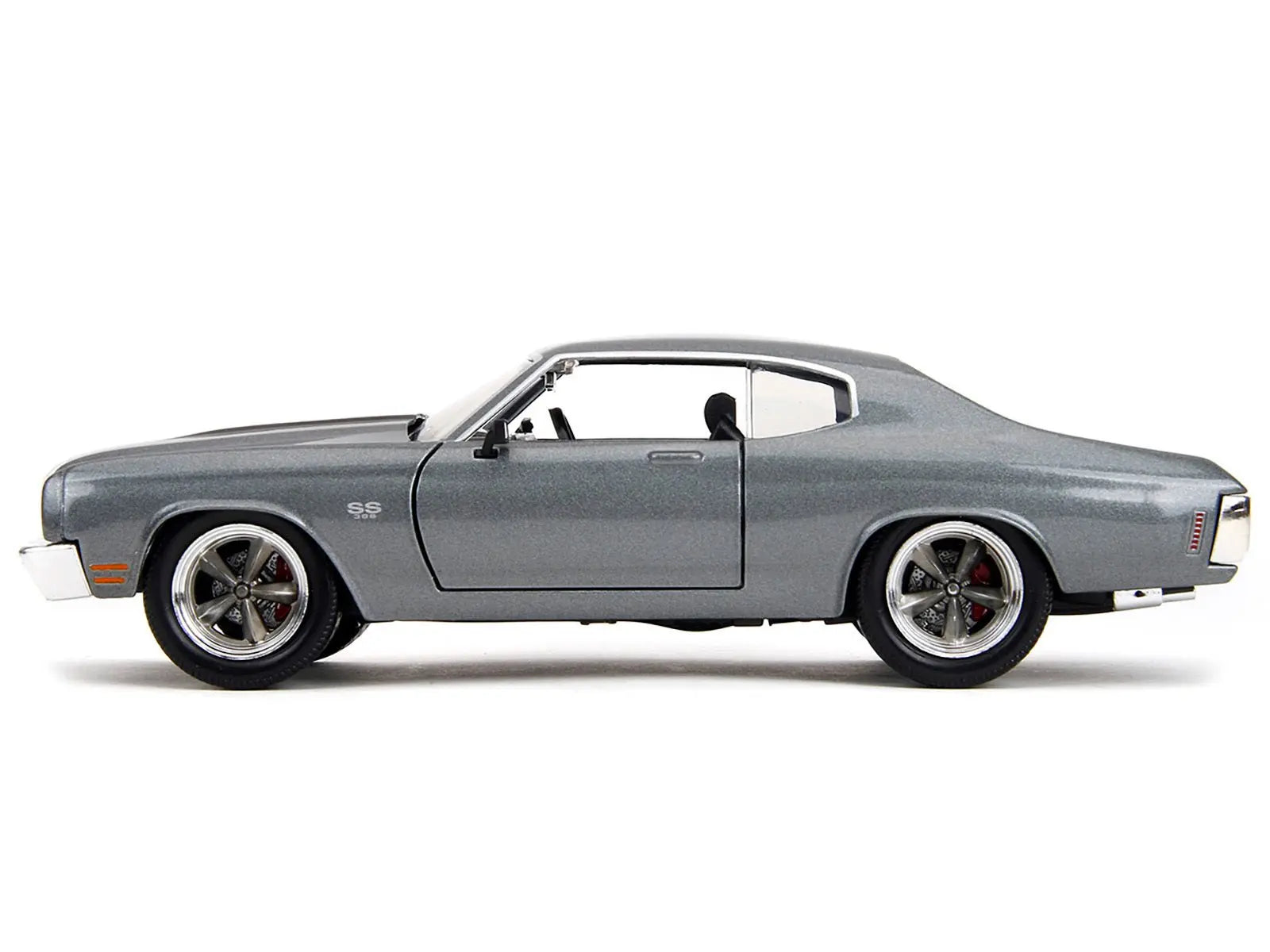 1970 Chevrolet Chevelle SS Gray Metallic with Black Stripes "Fast & Furious" (2009) Movie "Fast & Furious" Series 1/24 Diecast Model Car by Jada - Egypt Seller