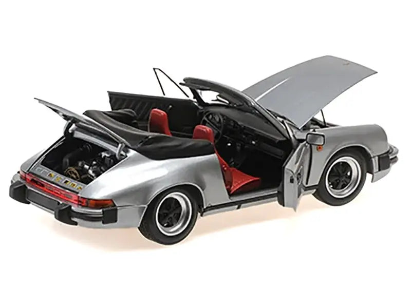 1983 Porsche 911 Carrera Cabriolet 3.2 Gray Metallic 1/18 Diecast Model Car by Minichamps - Egypt Seller