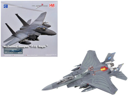 McDonnell Douglas F - 15E Strike Eagle Fighter Aircraft "4th FW 75th Anniversary Seymour Johnson AFB" (2018) United States Air Force "Air Power Series" 1/72 Diecast Model by Hobby Master - Egypt Seller