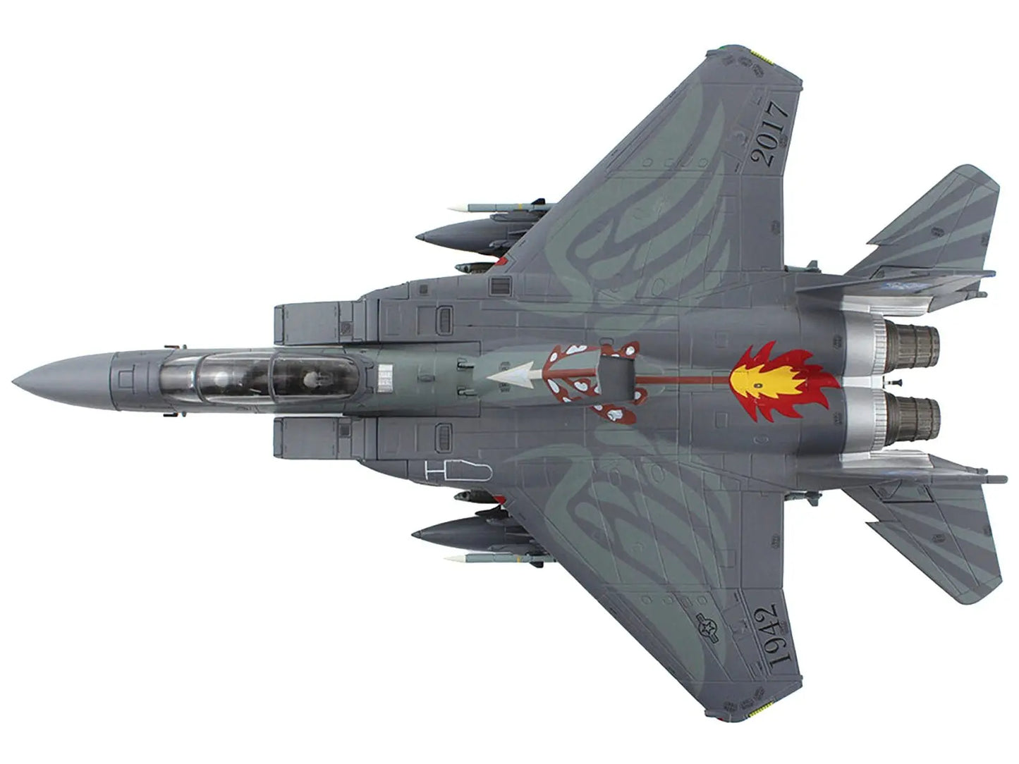 McDonnell Douglas F - 15E Strike Eagle Fighter Aircraft "4th FW 75th Anniversary Seymour Johnson AFB" (2018) United States Air Force "Air Power Series" 1/72 Diecast Model by Hobby Master - Egypt Seller