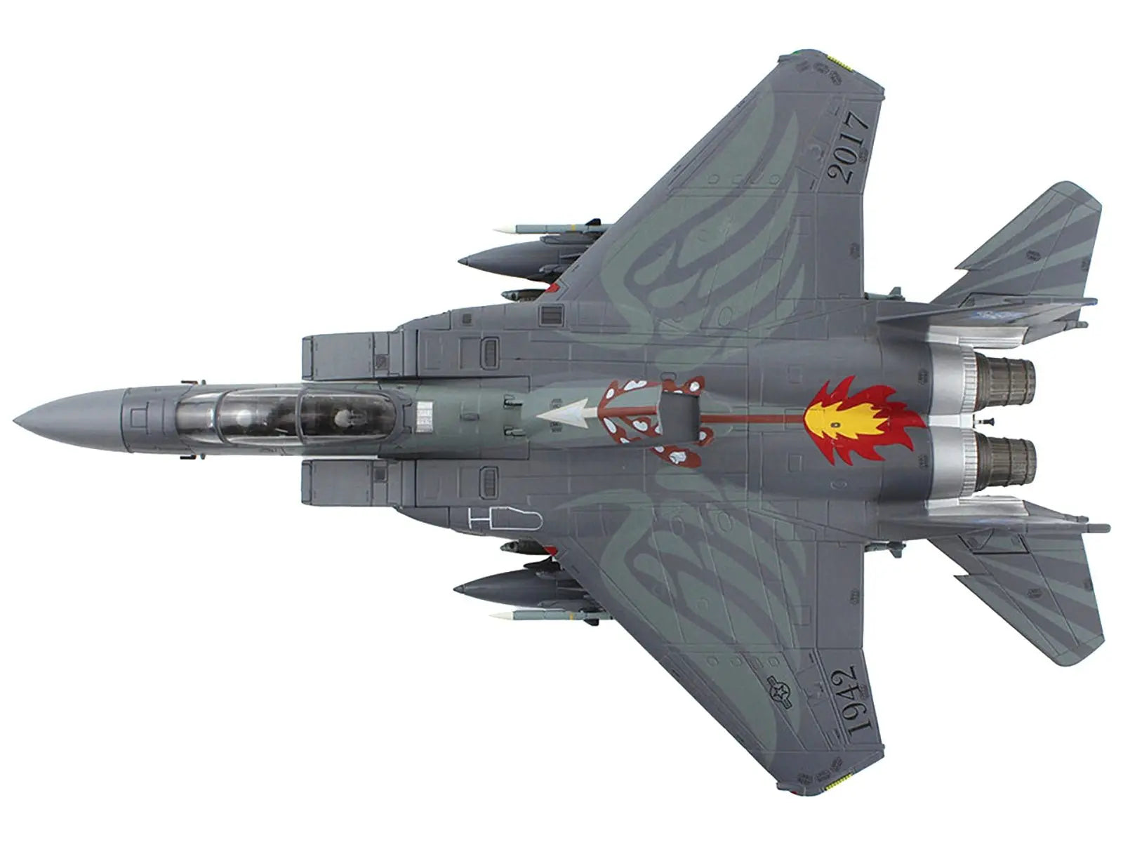 McDonnell Douglas F - 15E Strike Eagle Fighter Aircraft "4th FW 75th Anniversary Seymour Johnson AFB" (2018) United States Air Force "Air Power Series" 1/72 Diecast Model by Hobby Master - Egypt Seller