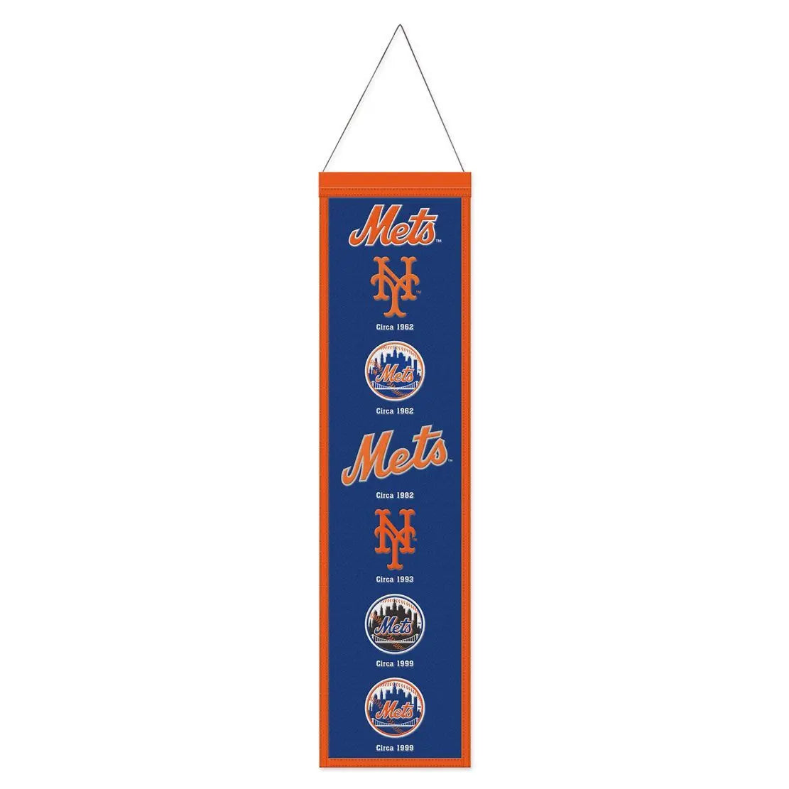 New York Mets Banner Wool 8x32 Heritage Evolution Design - Egypt Seller