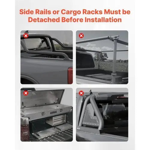 Soft Roll - Up Truck Bed Tonneau Cover, Compatible with 2020 - 2025 Chevy Silverado/GMC Sierra 2500 3500 HD, Fits 6.9 ft (6 ft 10 in/82 in) Bed, PVC Tonneau Cover with Aluminum Alloy Support Bars - Egypt Seller