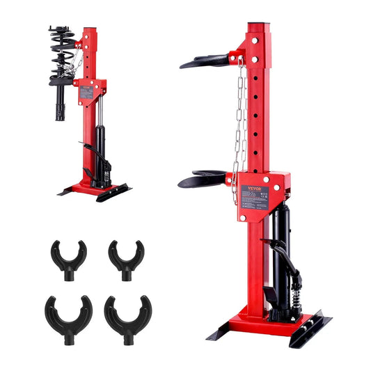 Strut Spring Compressor, 4.5 Ton/9920 LBS Hydraulic Jack Capacity, 1 Ton Rated Compression Force, Auto Strut Coil Spring Compressor Tool, Hydraulic Spring Compressor for Strut Spring Removing - Egypt Seller