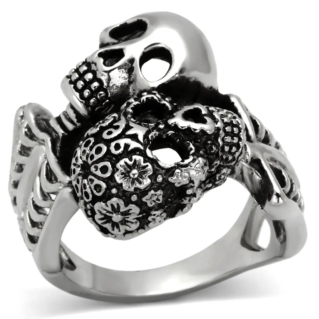 TK1039 - High polished (no plating) Stainless Steel Ring with No Stone - Egypt Seller