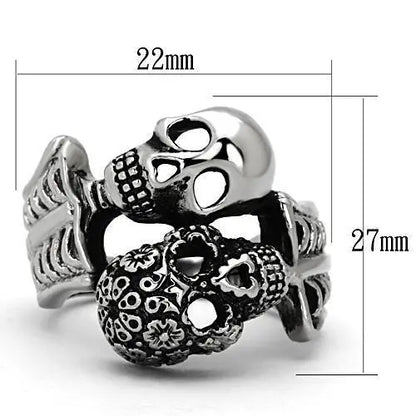 TK1039 - High polished (no plating) Stainless Steel Ring with No Stone - Egypt Seller